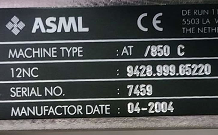 ASML AT850C̻